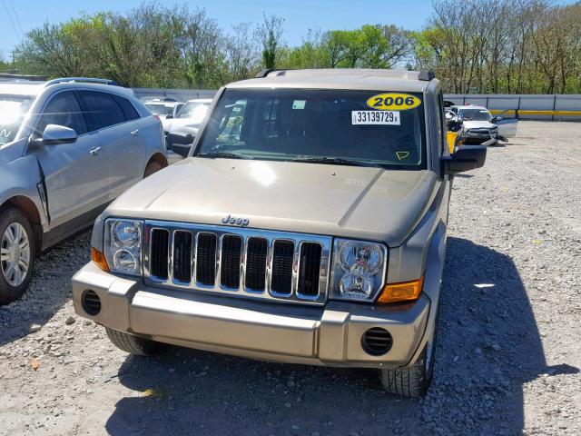 1J8HG48K06C173450 - 2006 JEEP COMMANDER GOLD photo 9