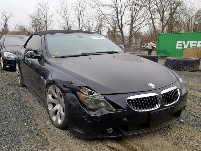 WBAEK73455B260961 - 2005 BMW 645 CI AUT BLACK photo 1