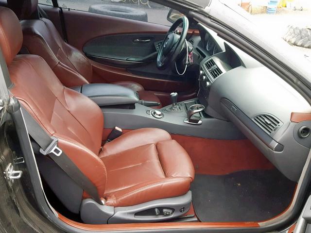 WBAEK73455B260961 - 2005 BMW 645 CI AUT BLACK photo 5