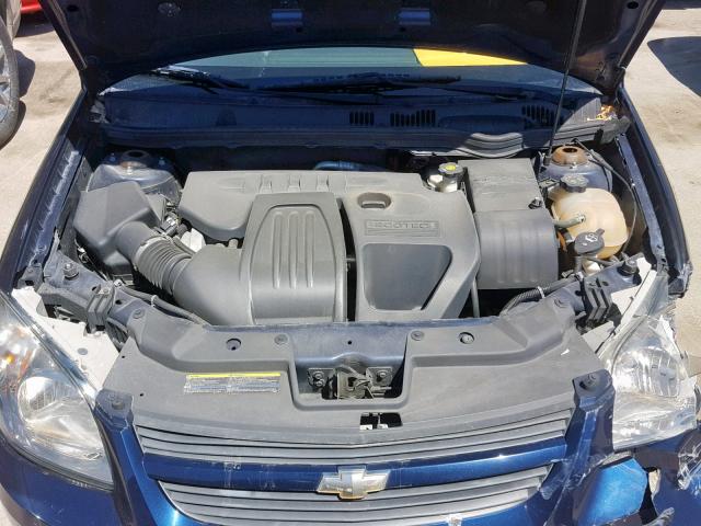 1G1AD5F56A7213335 - 2010 CHEVROLET COBALT 1LT BLUE photo 7