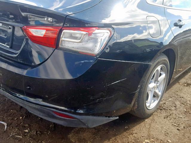 1G1ZB5ST4GF205956 - 2016 CHEVROLET MALIBU LS შავი ფოტო 9
