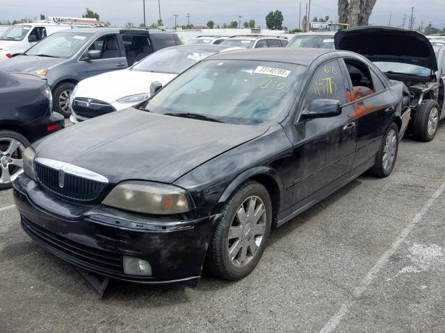 1LNHM87A84Y637550 - 2004 LINCOLN LS BLACK photo 2