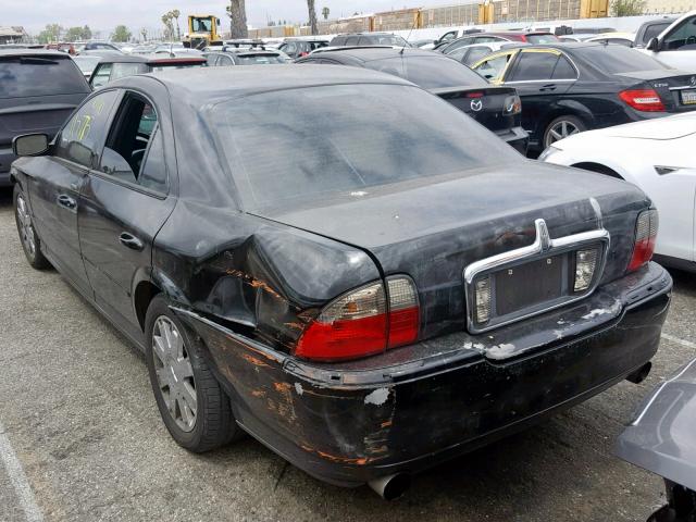 1LNHM87A84Y637550 - 2004 LINCOLN LS BLACK photo 3