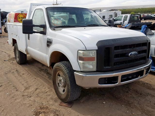 1FTWF31R38ED69828 - 2008 FORD F350 SRW S WHITE photo 1