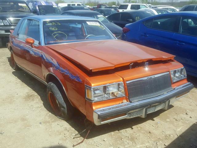 1G4AM47A6EH520481 - 1984 BUICK REGAL LIMI TWO TONE photo 1