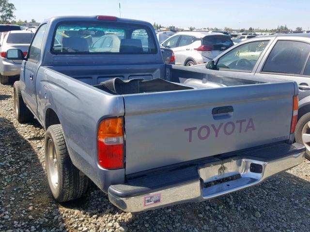 4TANL42N2VZ317998 - 1997 TOYOTA TACOMA GRAY photo 3