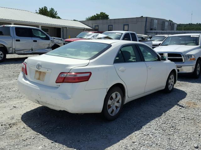 4T1BE46K27U674126 - 2007 TOYOTA CAMRY NEW WHITE photo 4