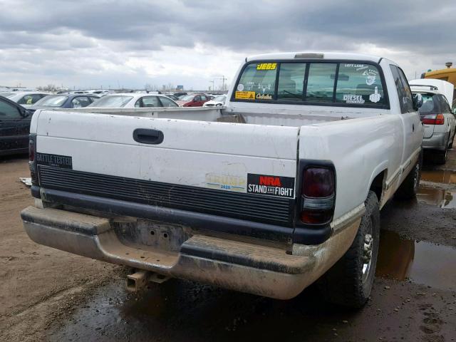 1B7KC23C1TJ169847 - 1996 DODGE RAM 2500 WHITE photo 4