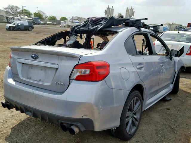 JF1VA1J63H8810592 - 2017 SUBARU WRX LIMITE SILVER photo 4