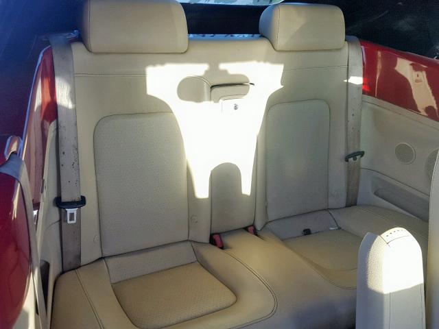 3VWRF31Y06M320109 - 2006 VOLKSWAGEN NEW BEETLE 红色 照片 6