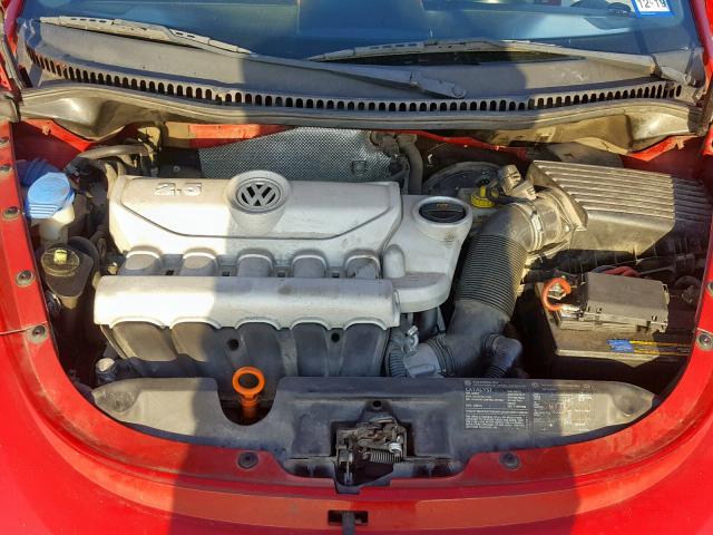 3VWRF31Y06M320109 - 2006 VOLKSWAGEN NEW BEETLE 红色 照片 7