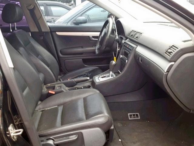 WAUBF78E07A017785 - 2007 AUDI A4 S-LINE BLACK photo 5