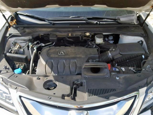 5J8TB3H53GL001565 - 2016 ACURA RDX TECHNO WHITE photo 7