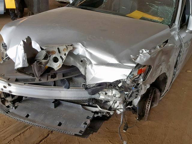 JTHBE1D21E5005261 - 2014 LEXUS IS 350 SILVER photo 9