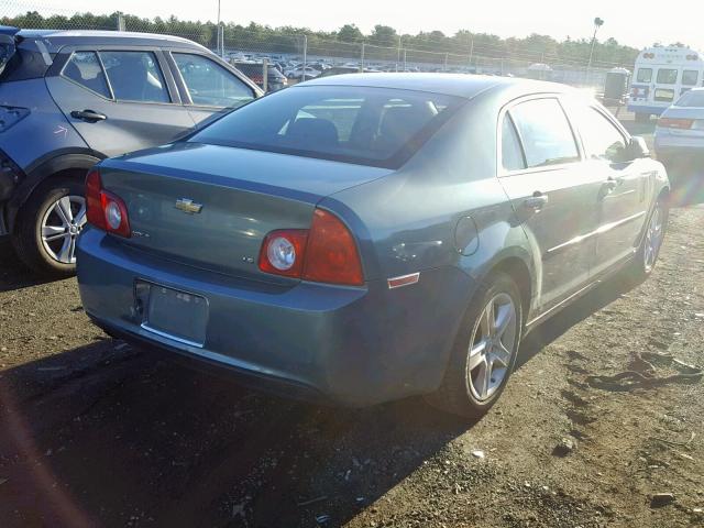1G1ZG57B894220833 - 2009 CHEVROLET MALIBU LS GRAY photo 4