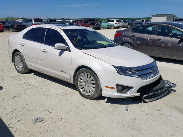 3FADP0L34CR414251 - 2012 FORD FUSION HYB WHITE photo 1