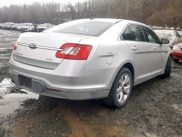 1FAHP2EW0AG163026 - 2010 FORD TAURUS SEL SILVER photo 4