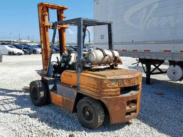 5F63511040 - 1997 TOYOTA FORKLIFT ORANGE photo 3