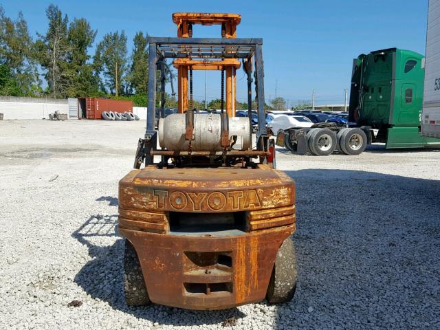 5F63511040 - 1997 TOYOTA FORKLIFT ORANGE photo 6