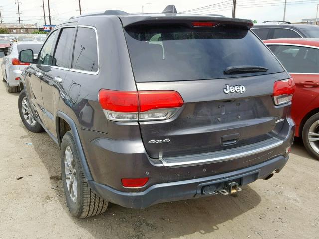 1C4RJFBG2FC685501 - 2015 JEEP GRAND CHER GRAY photo 3