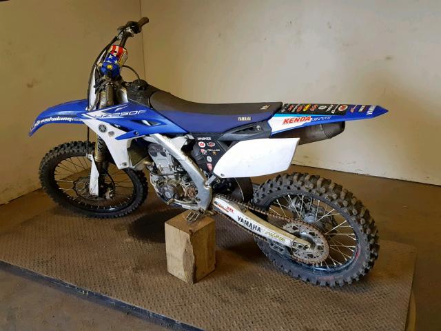 JYACG33C0DA020714 - 2013 YAMAHA YZ250 F BLUE photo 3