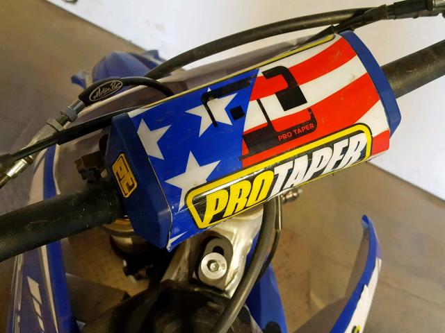 JYACG33C0DA020714 - 2013 YAMAHA YZ250 F BLUE photo 8