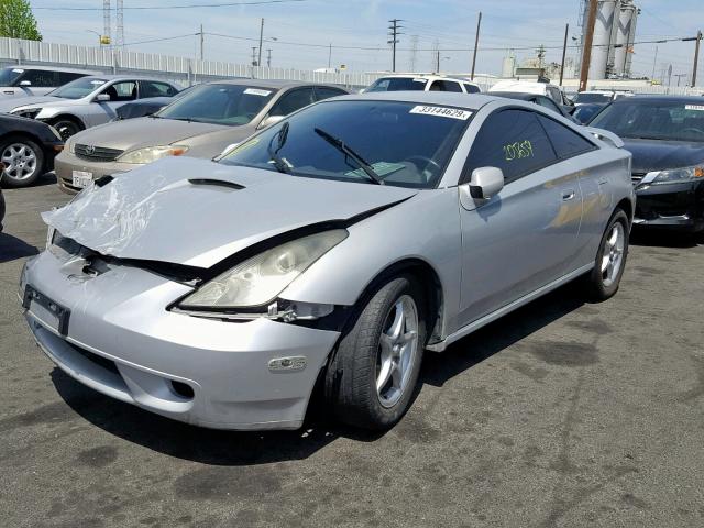 JTDDY32T810040749 - 2001 TOYOTA CELICA GT- GRAY photo 2