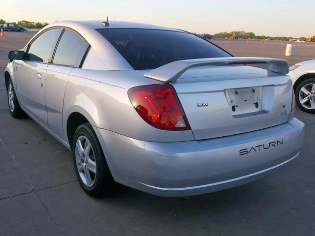 1G8AN15F47Z132347 - 2007 SATURN ION LEVEL SILVER photo 3