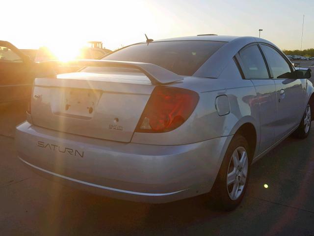 1G8AN15F47Z132347 - 2007 SATURN ION LEVEL SILVER photo 4