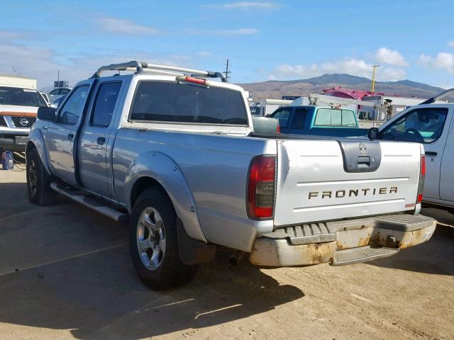 1N6MD29X32C346009 - 2002 NISSAN FRONTIER C SILVER photo 3