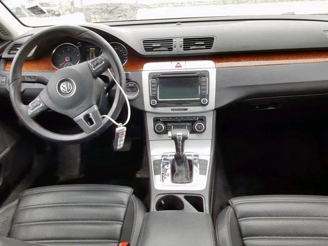 WVWHN7AN7BE718884 - 2011 VOLKSWAGEN CC LUXURY SILVER photo 9