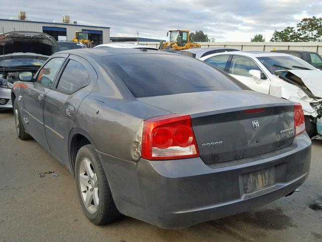 2B3CA3CV1AH251854 - 2010 DODGE CHARGER SX CHARCOAL photo 3