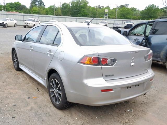 JA32U2FU1HU014527 - 2017 MITSUBISHI LANCER ES GRAY photo 3