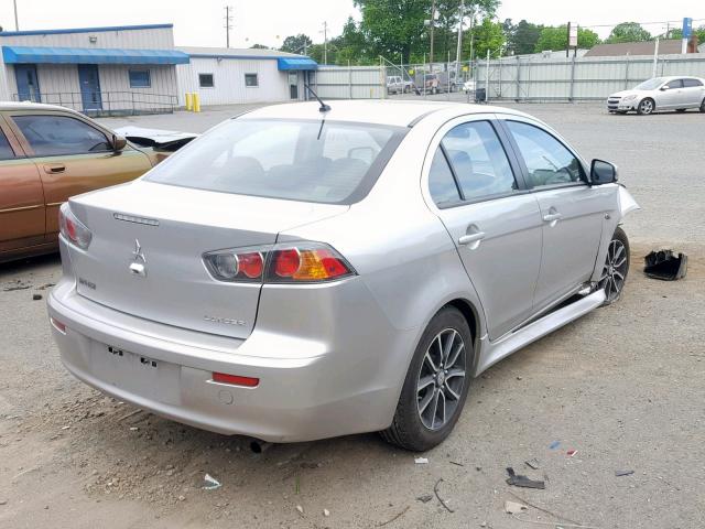 JA32U2FU1HU014527 - 2017 MITSUBISHI LANCER ES GRAY photo 4