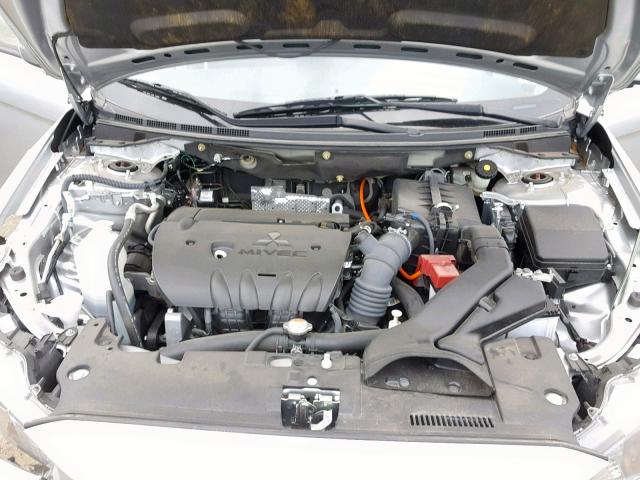 JA32U2FU1HU014527 - 2017 MITSUBISHI LANCER ES GRAY photo 7