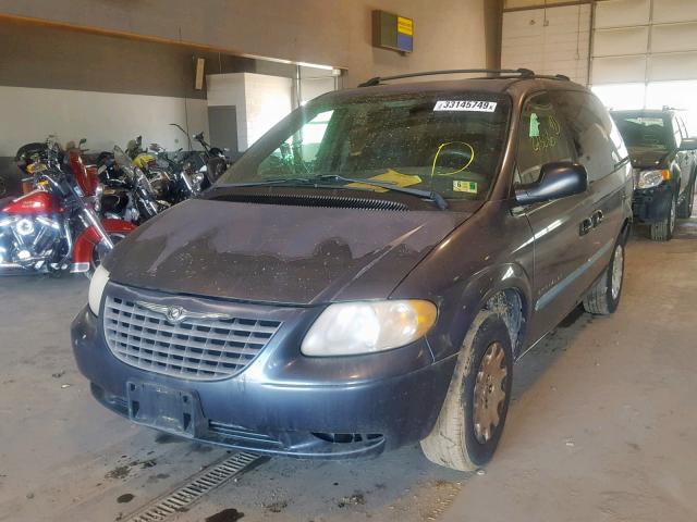 1C4GJ45351B153159 - 2001 CHRYSLER VOYAGER LX BLUE photo 2