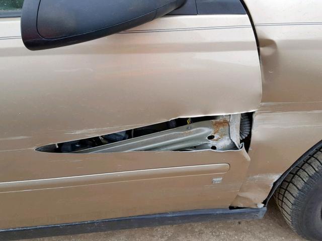 1G1ZS57F57F125035 - 2007 CHEVROLET MALIBU LS GOLD photo 9