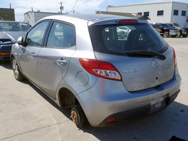 JM1DE1KZ0E0186070 - 2014 MAZDA MAZDA2 SPO GRAY photo 3