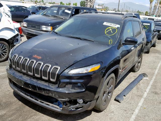 1C4PJLCS9GW346338 - 2016 JEEP CHEROKEE L BLACK photo 2