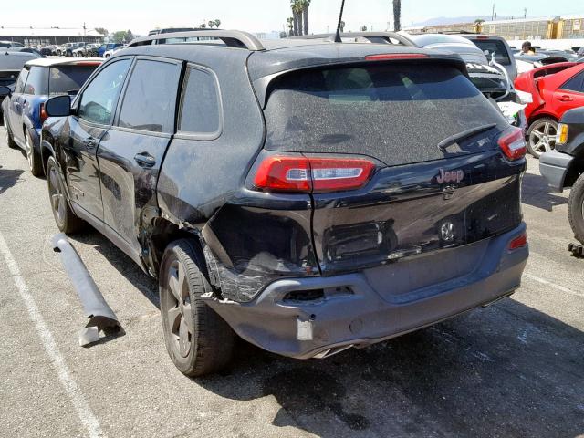 1C4PJLCS9GW346338 - 2016 JEEP CHEROKEE L BLACK photo 3