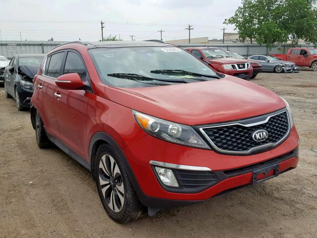 KNDPC3A60D7497462 - 2013 KIA SPORTAGE S RED photo 1