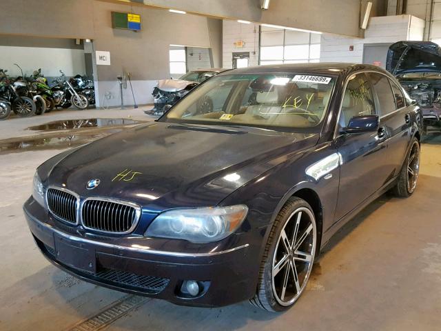 WBAHL83526DT01951 - 2006 BMW 750 I BLUE photo 2