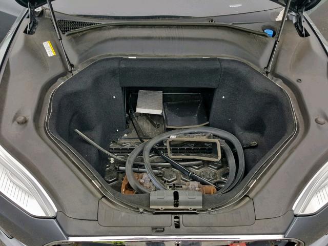 5YJSA1S16EFP33678 - 2014 TESLA MODEL S GRAY photo 7