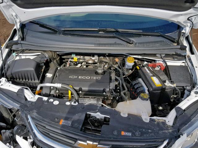 1G1JB5SH2H4135315 - 2017 CHEVROLET SONIC LS WHITE photo 7