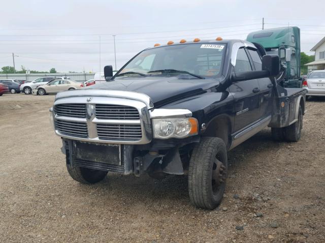 3D7MS48C95G731018 - 2005 DODGE RAM 3500 S BLACK photo 2