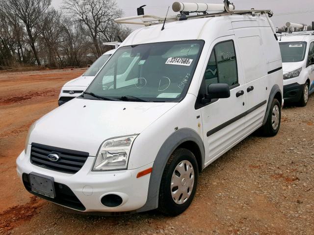 NM0LS7BN0DT134873 - 2013 FORD TRANSIT CO WHITE photo 2