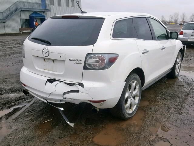 JM3ER4W33A0325450 - 2010 MAZDA CX-7 WHITE photo 4