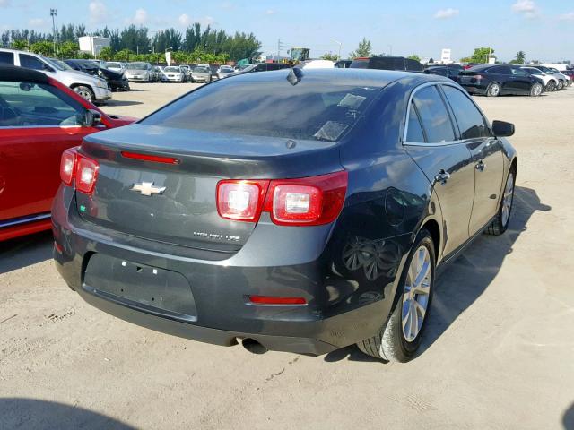 1G11H5SL8EF234305 - 2014 CHEVROLET MALIBU LTZ GRAY photo 4