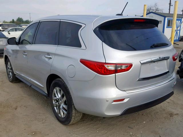 5N1AL0MM7DC304094 - 2013 INFINITI JX35 SILVER photo 3