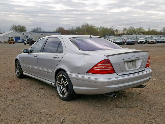 WDBNG70J36A484301 - 2006 MERCEDES-BENZ S 430 SILVER photo 3
